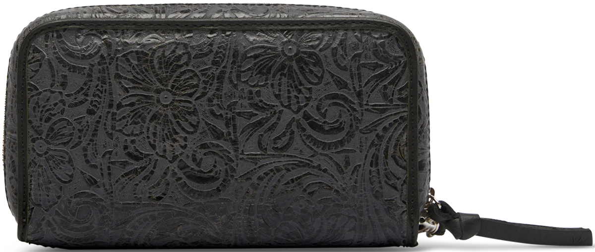 STEELY WRISTLET WALLET