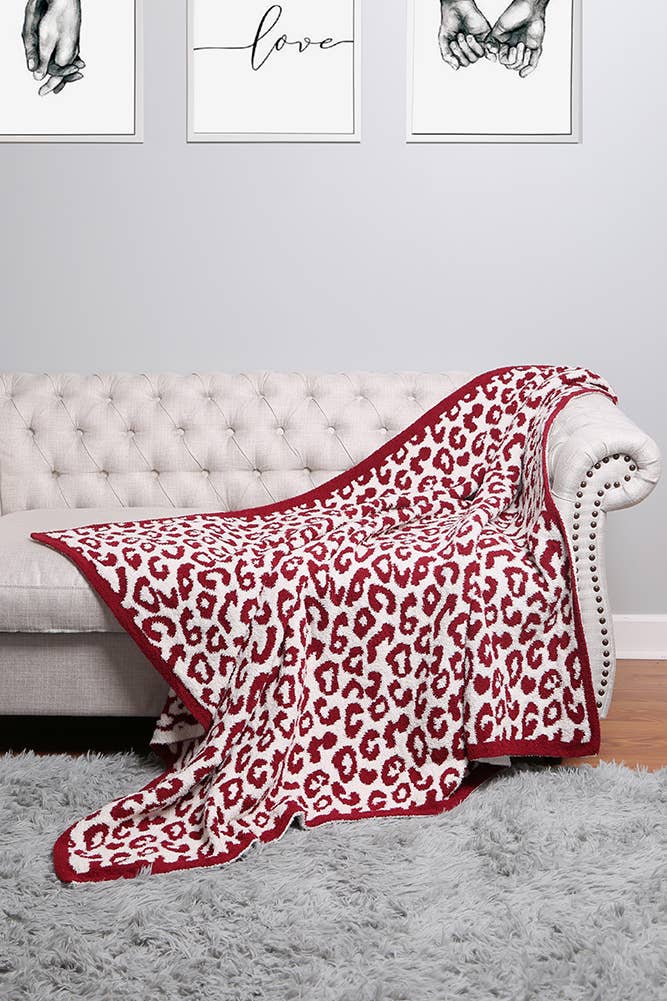 Luxury Soft Leopard Print Throw Blanket