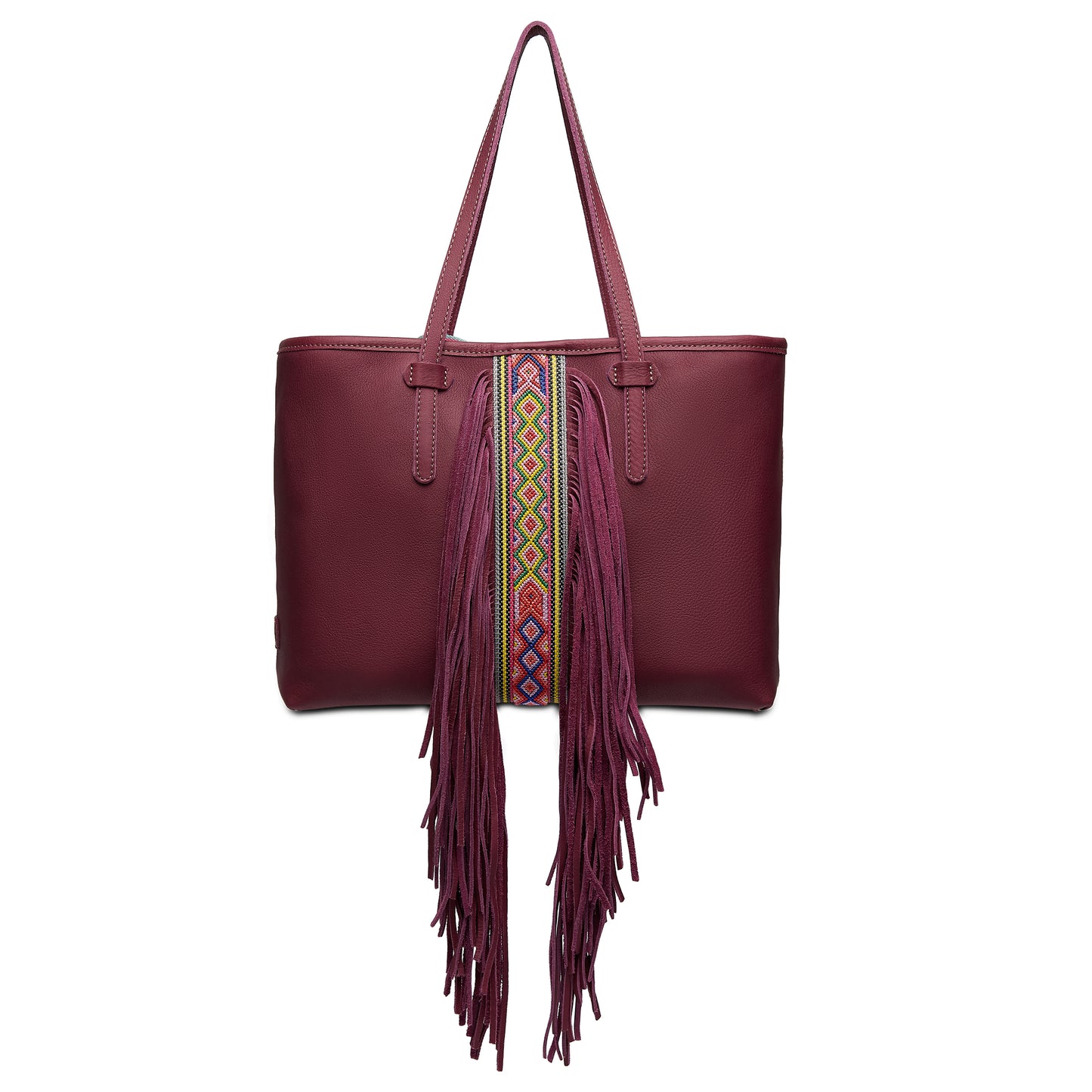 PLUM BREEZY FRINGE