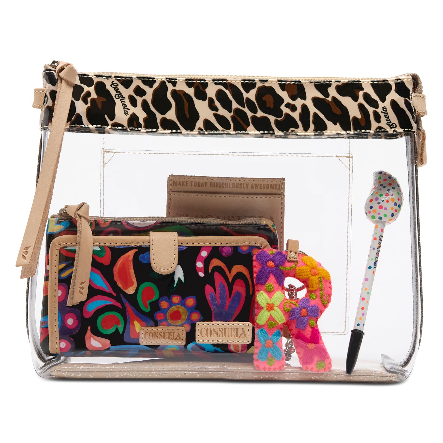 CLEAR MONA DOWNTOWN CROSSBODY